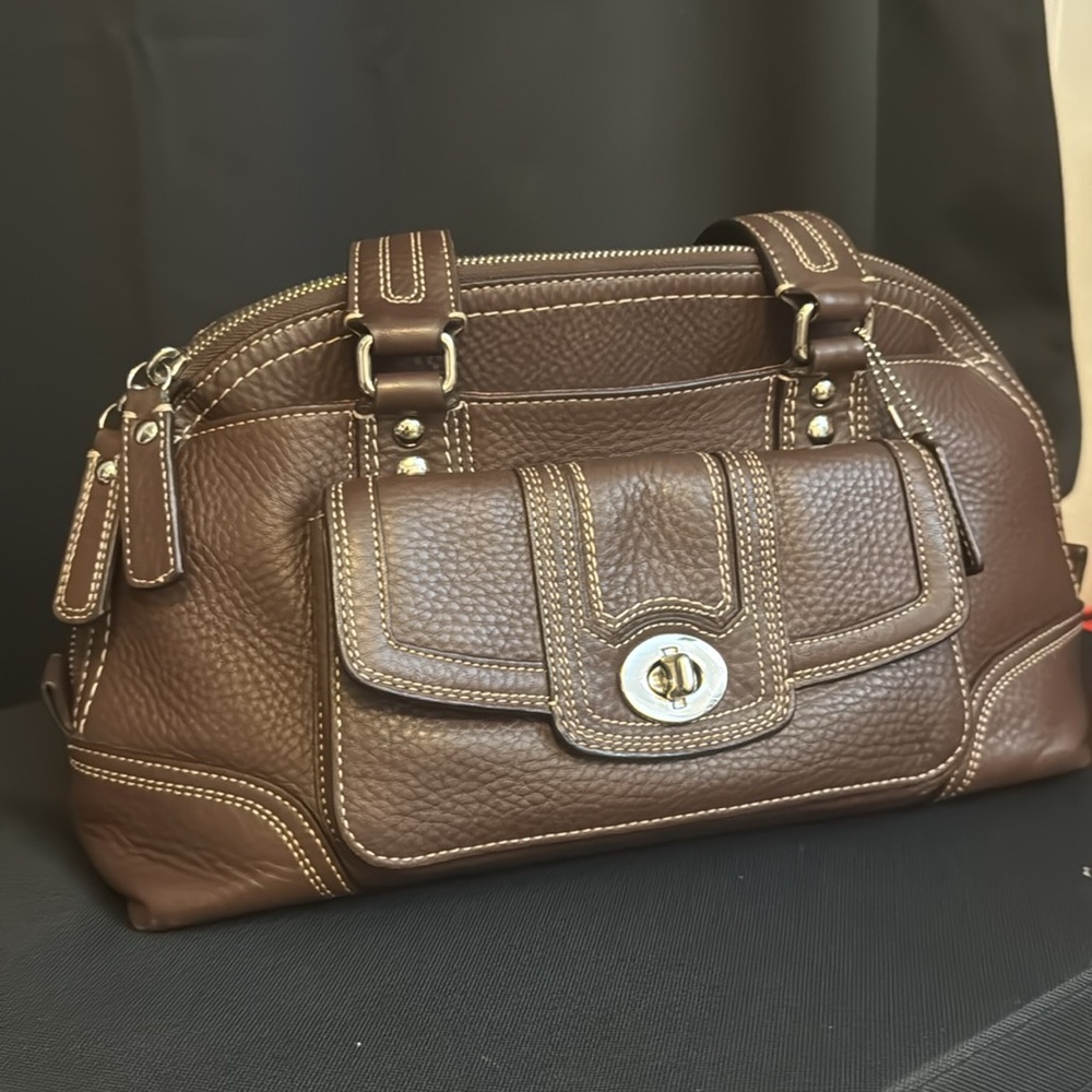 COACH Brown Satchel Vintage E0993 - F13963 (gently loved❤️‍🩹)